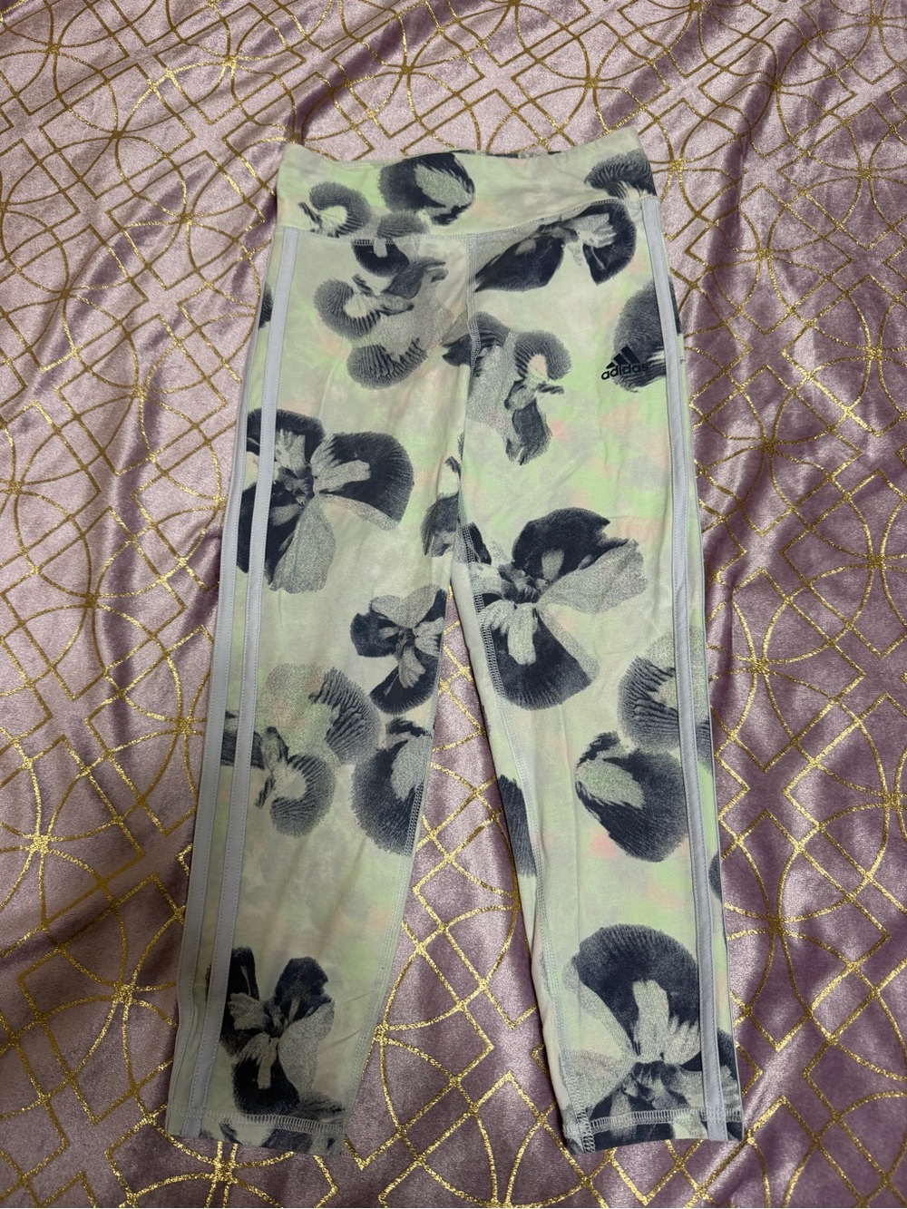 💥 KIDS girls adidas Floral Print Active Leggings